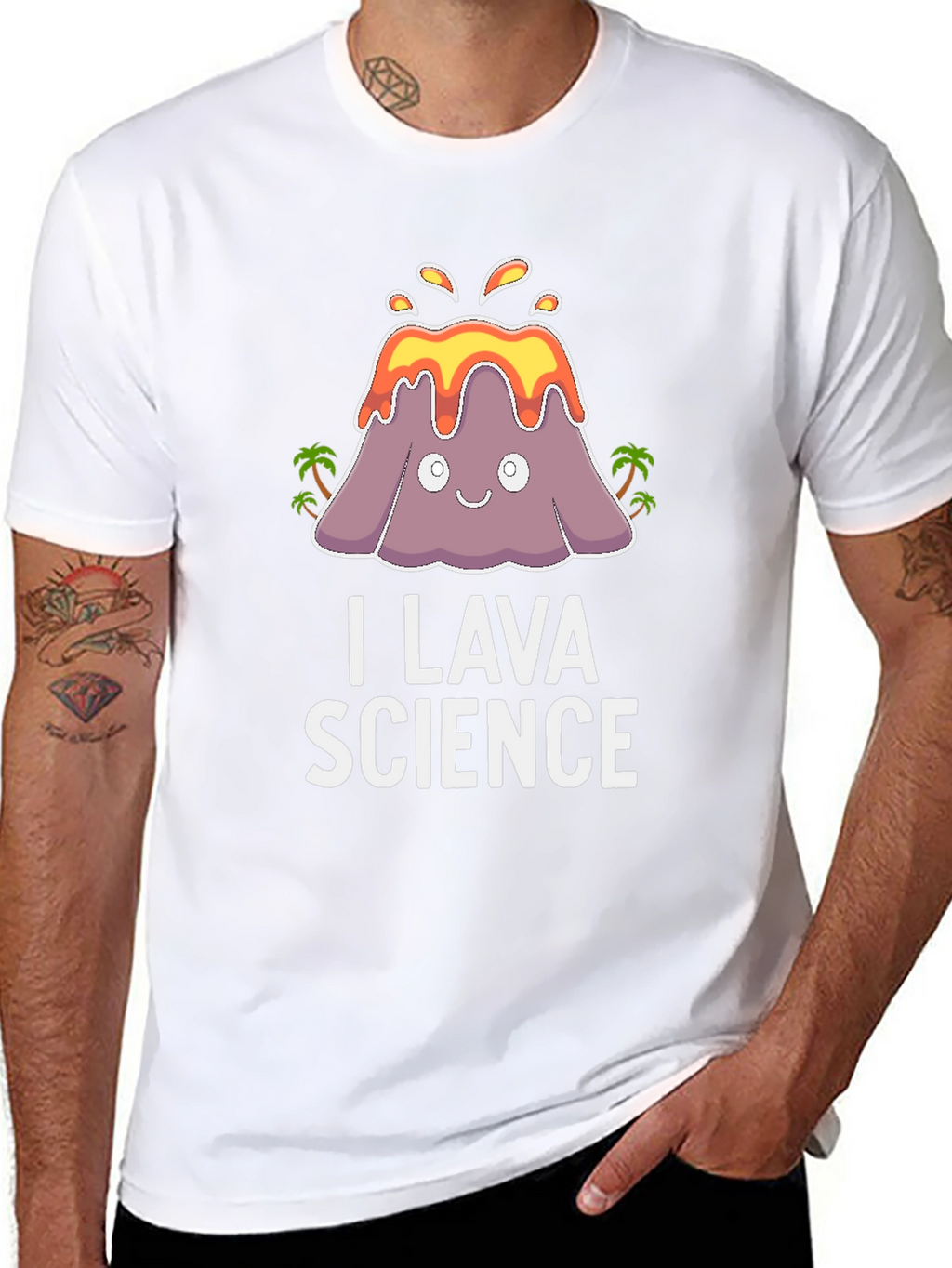 I Lava Science T-Shirt - Volcano Pun Tee