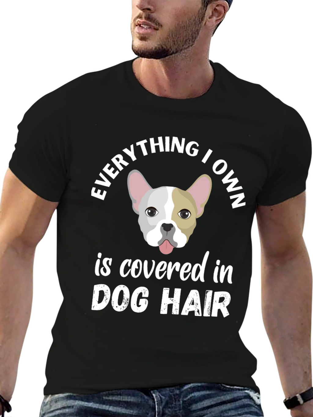 Dog Hair Lover T-Shirt - French Bulldog