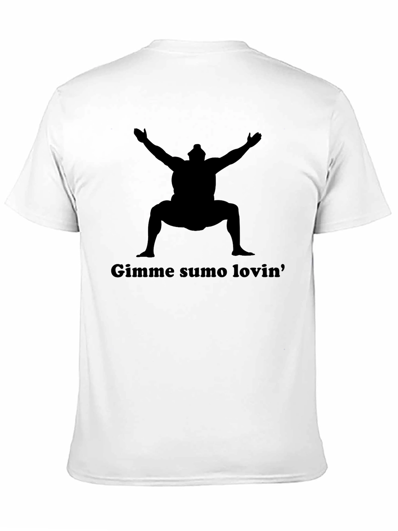 Gimme Sumo Lovin Black Graphic Tee