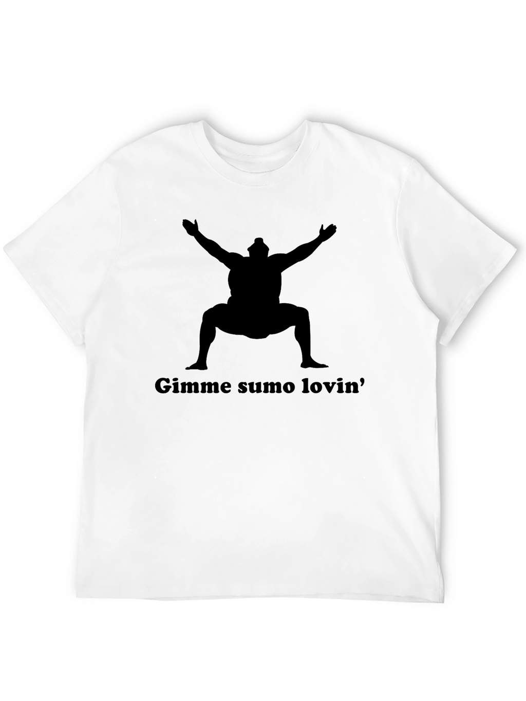 Gimme Sumo Lovin Black Graphic Tee