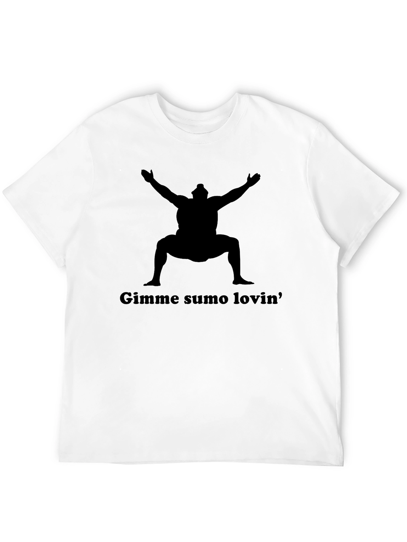 Gimme Sumo Lovin Black Graphic Tee