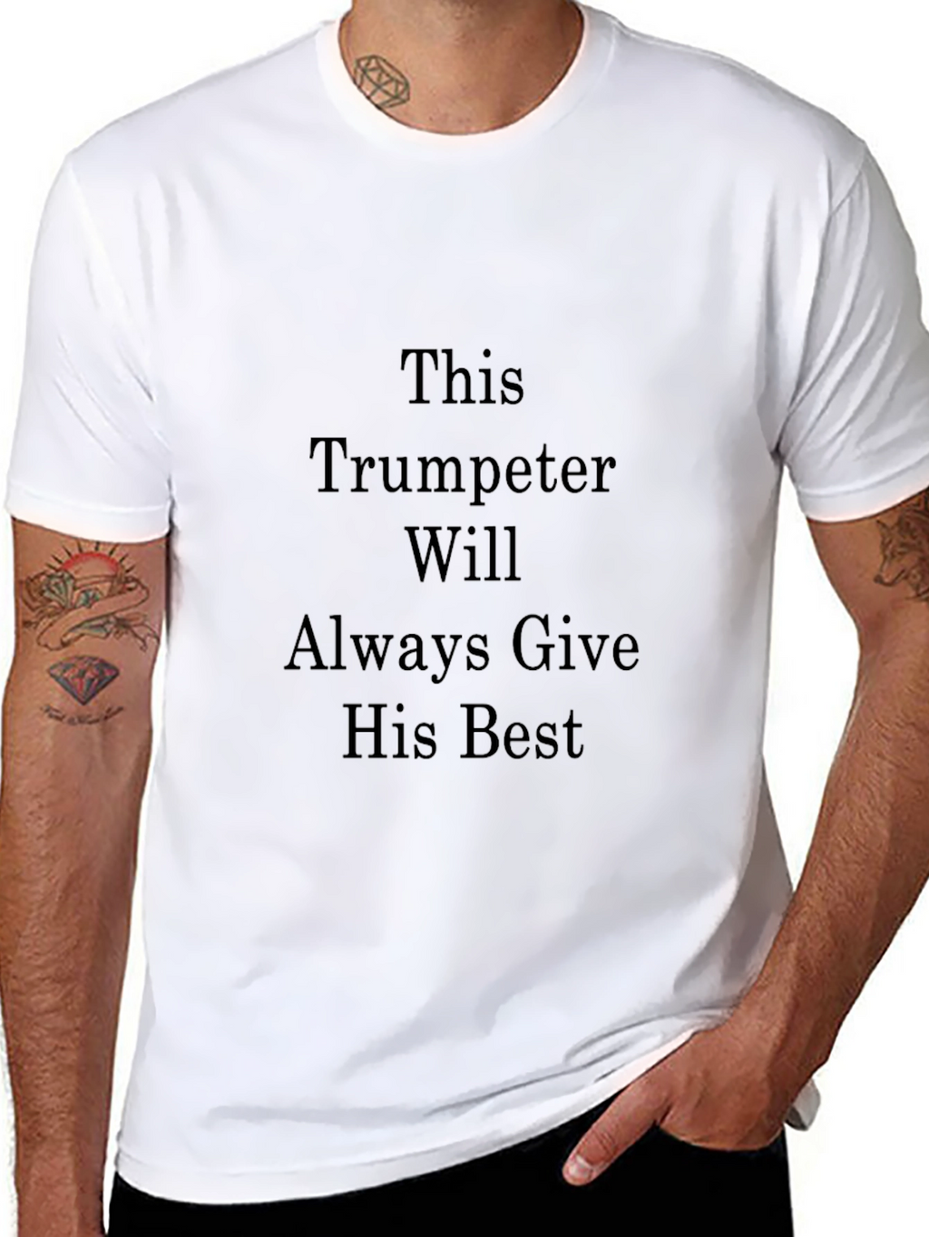 Trumpeter T-Shirt - Always Give His Best Tee