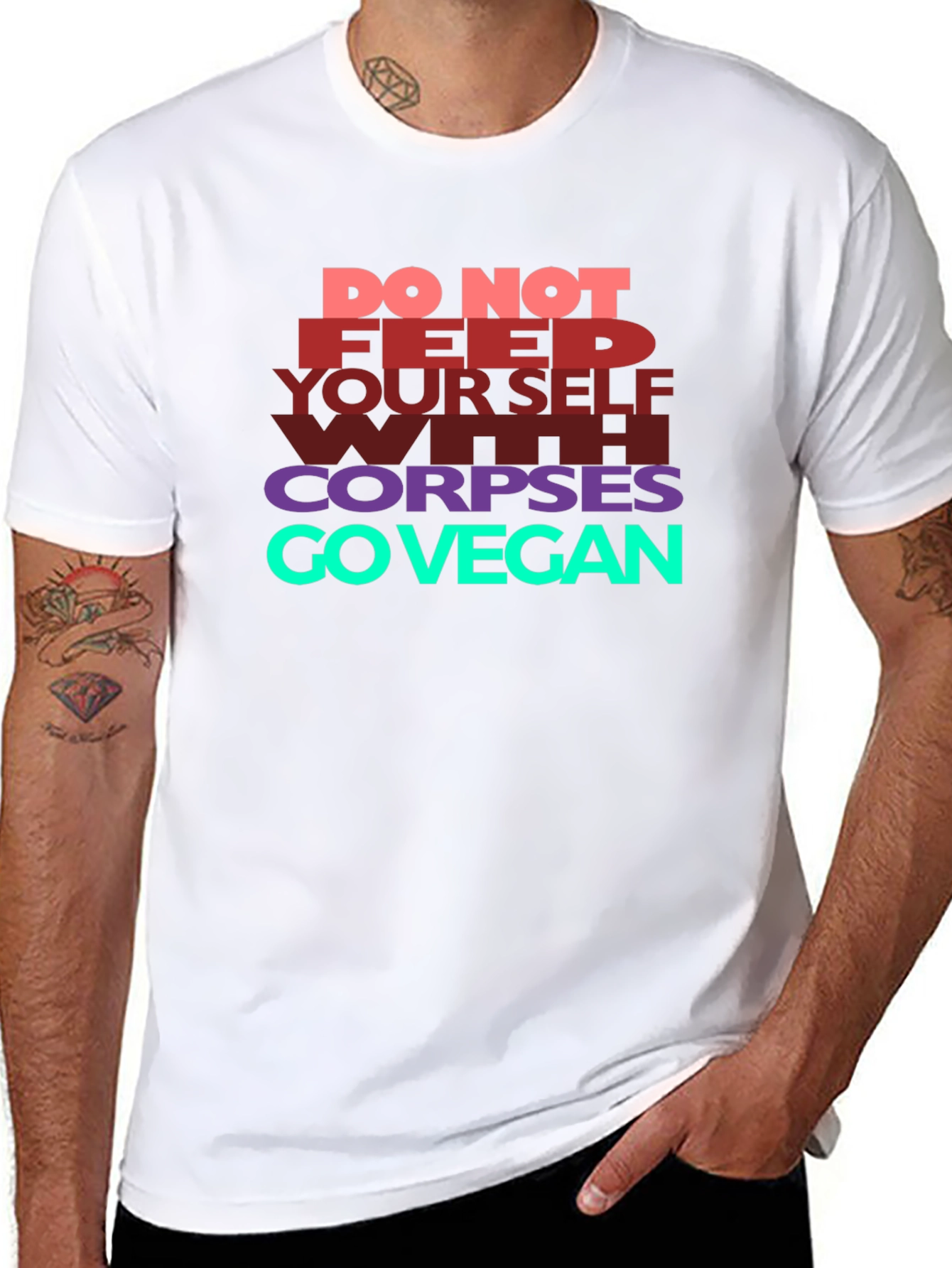 Vegan Statement T-Shirt -  Ethical Style