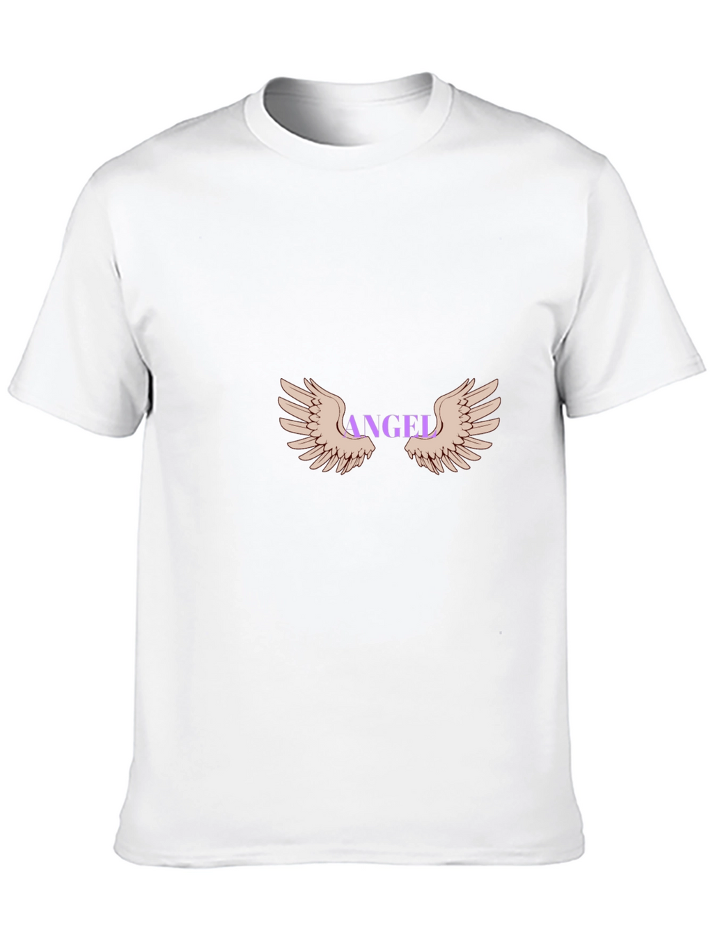 Angel Wings Graphic Black Tee