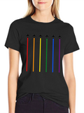 Pride Rainbow Airplane T-Shirt