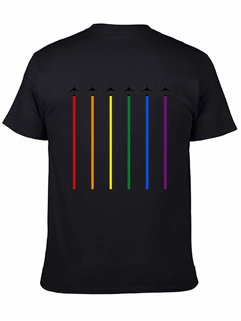 Pride Rainbow Airplane T-Shirt