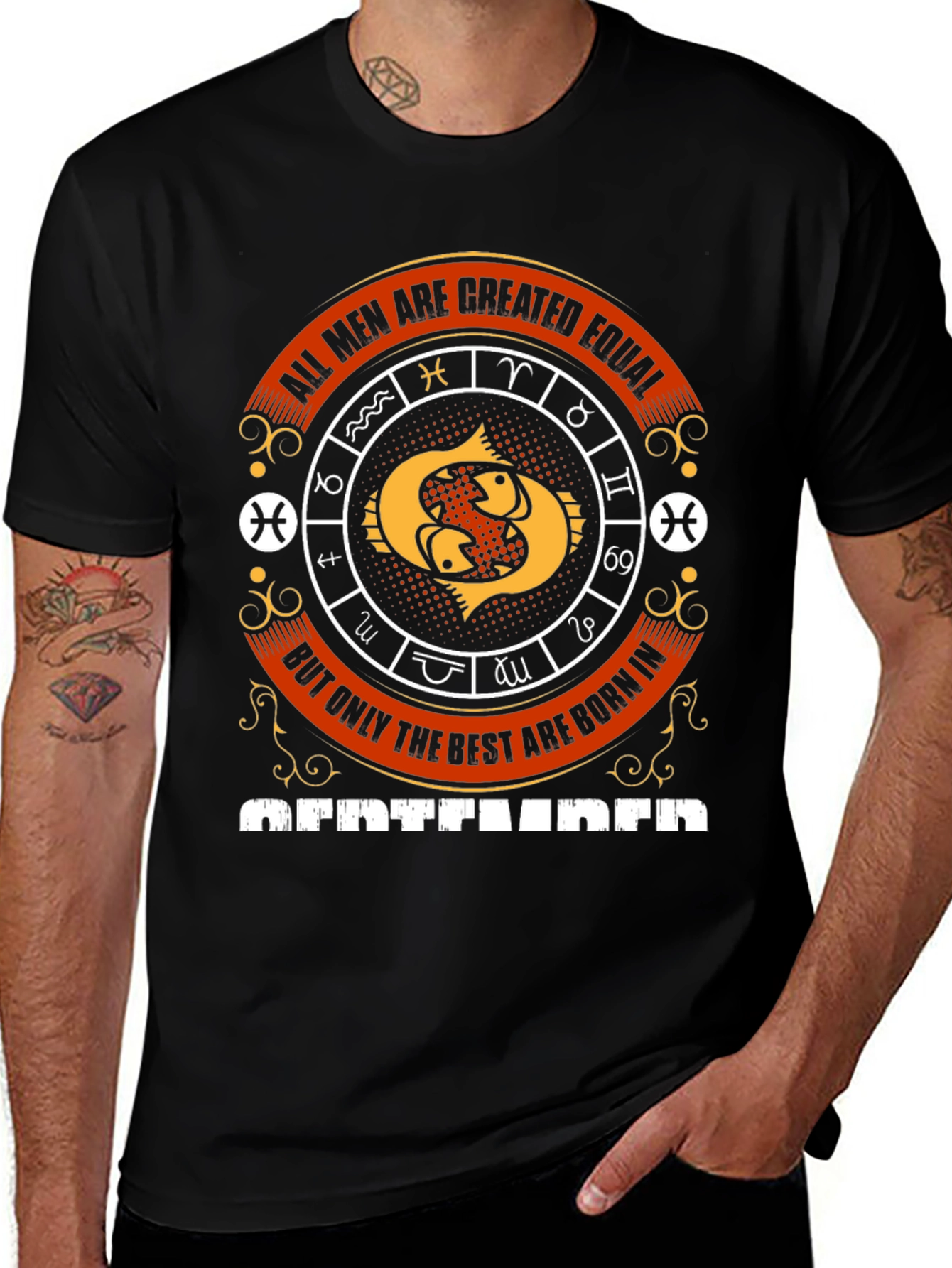 Mens Zodiac Sign T-Shirt - September Birthday