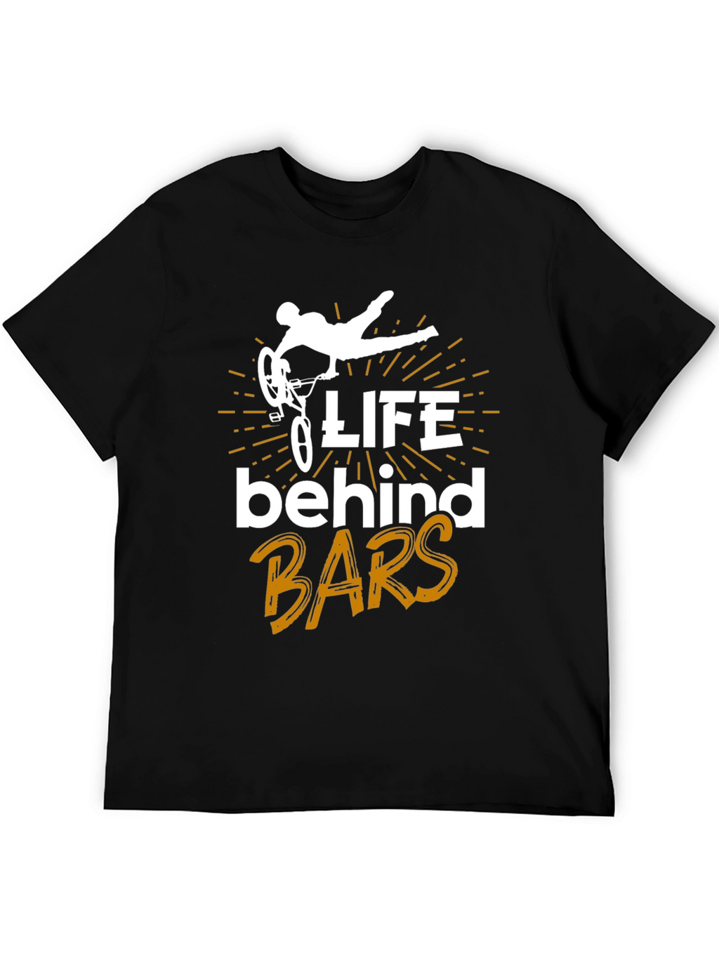 Life Behind Bars BMX Black T-Shirt