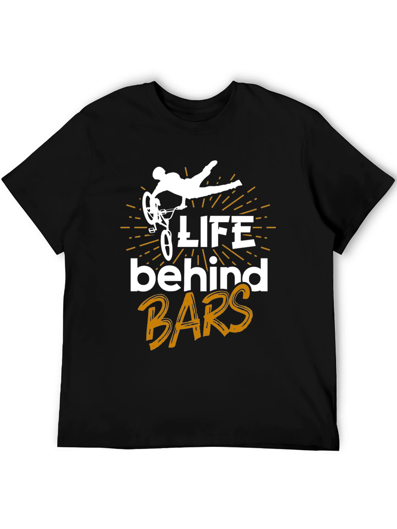 Life Behind Bars BMX Black T-Shirt
