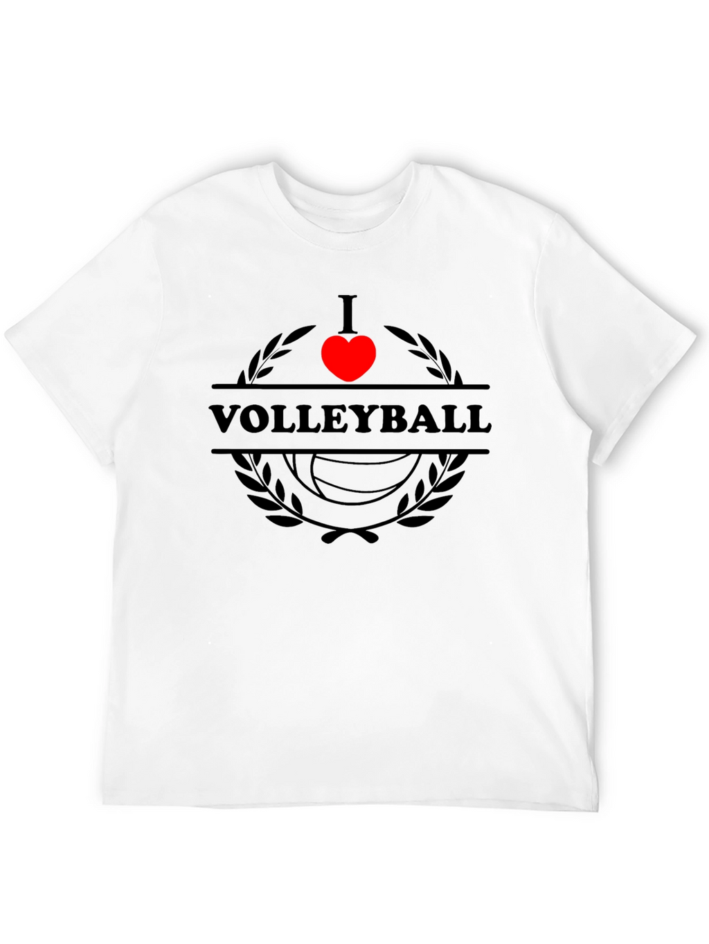 I Heart Volleyball T-Shirt - Stylish Sportswear