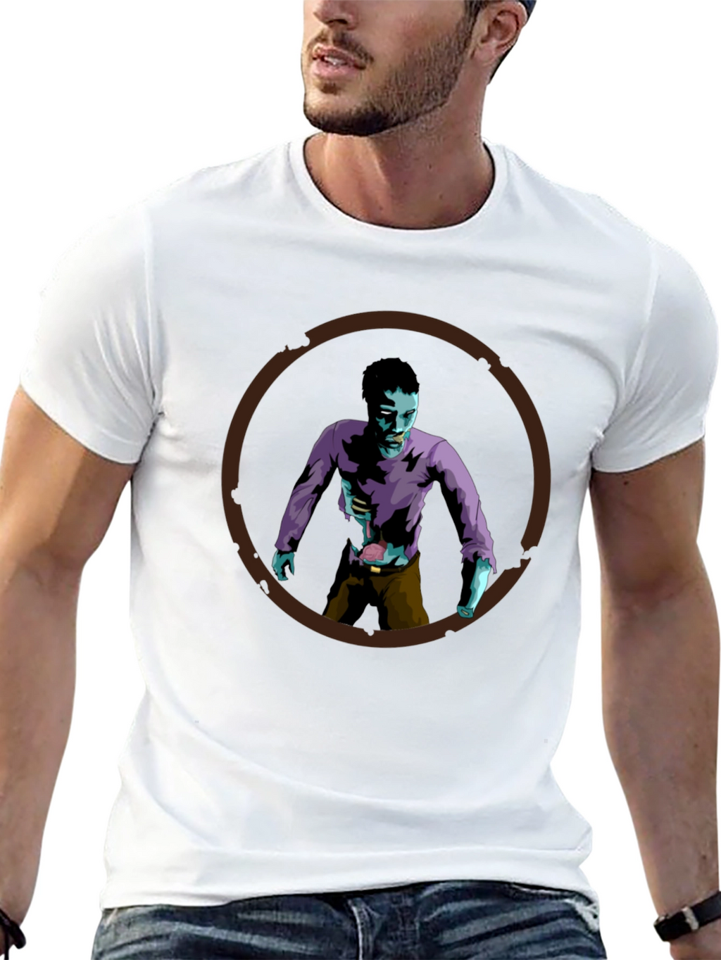 Zombie Graphic T-Shirt - Horror Style