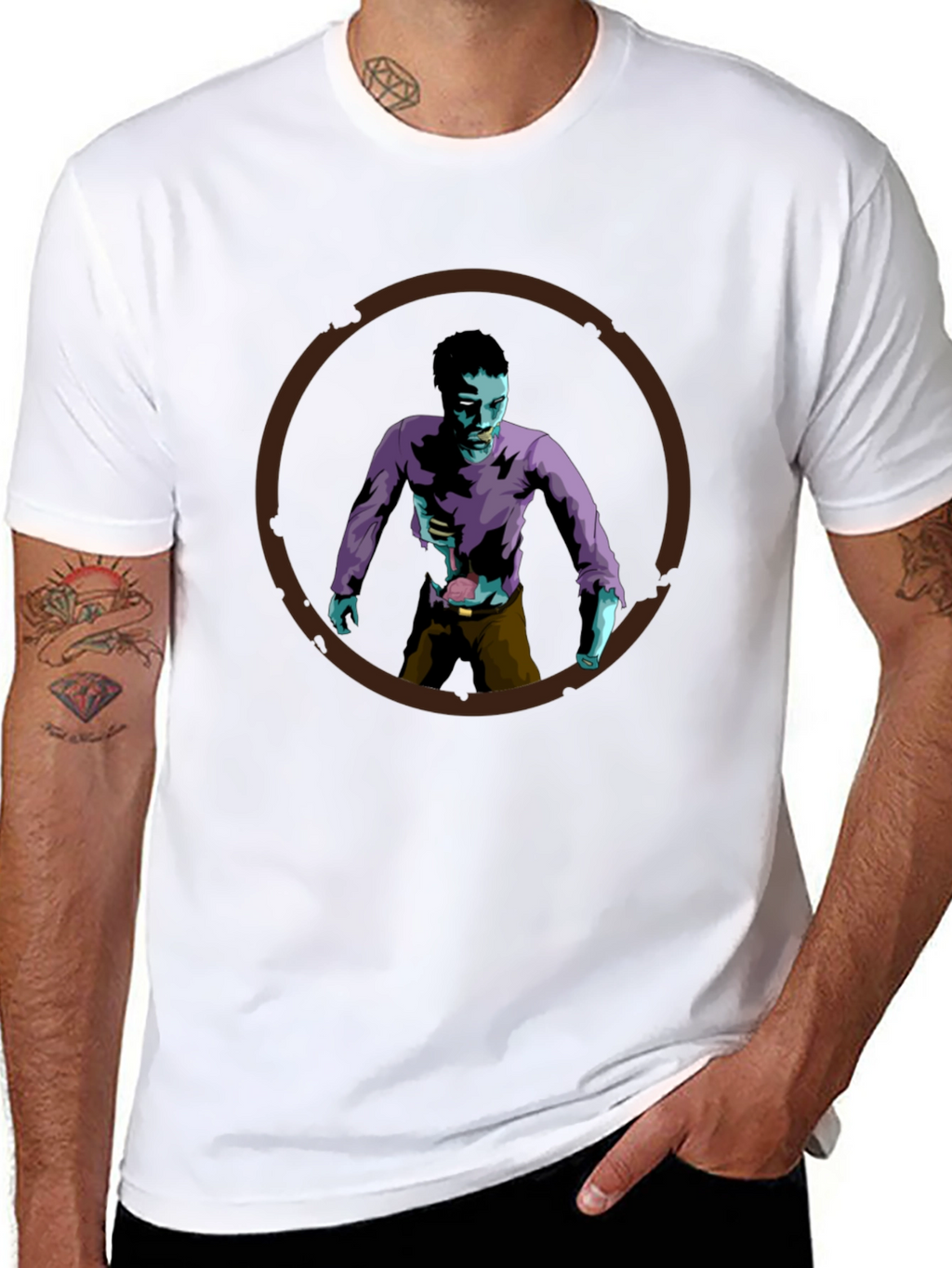 Zombie Graphic T-Shirt - Horror Style