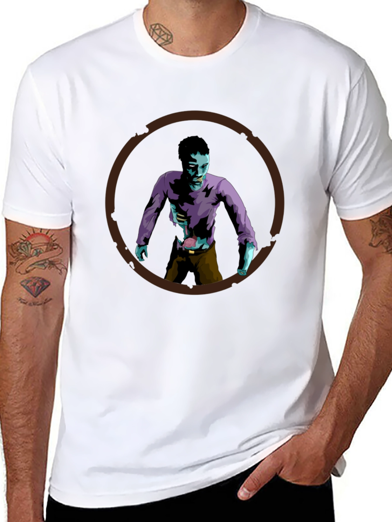 Zombie Graphic T-Shirt - Horror Style
