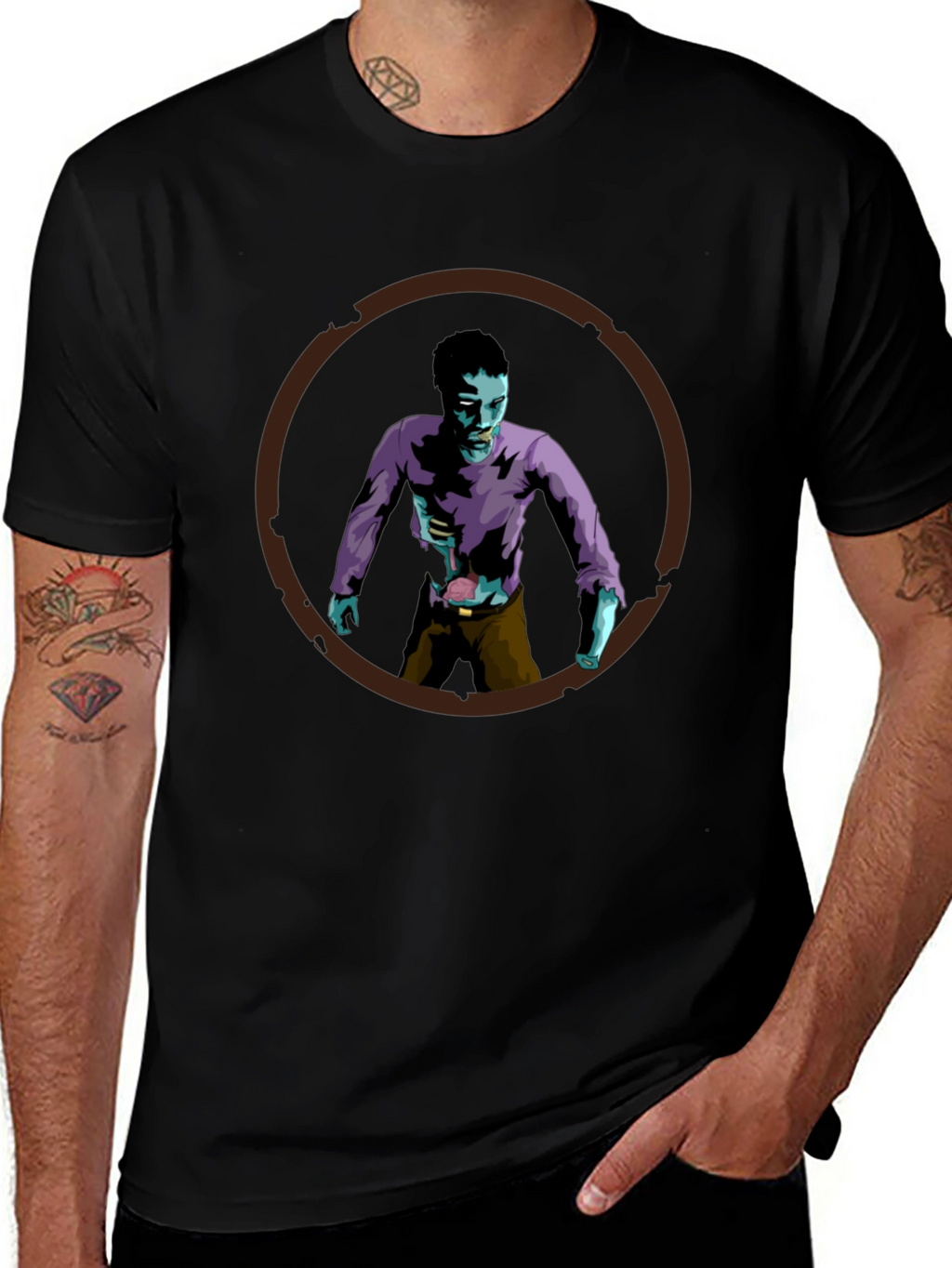 Zombie Graphic T-Shirt - Horror Style