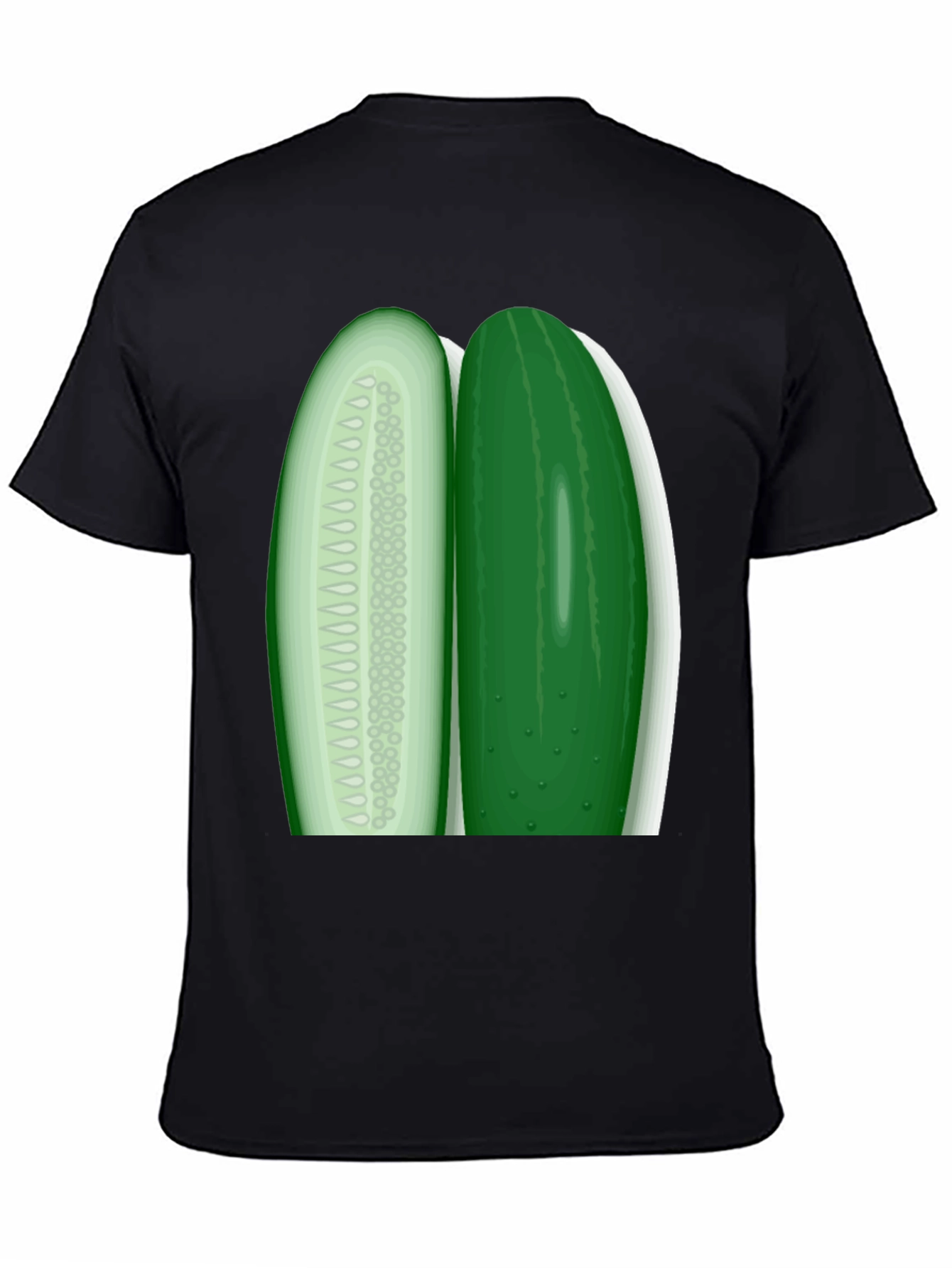 Cucumber Slice Graphic Tee - Fresh & Funny!