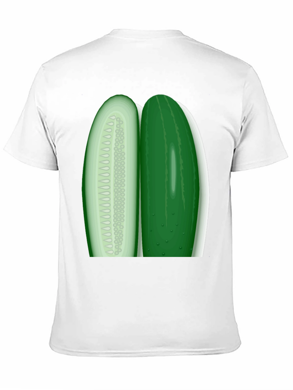 Cucumber Slice Graphic Tee - Fresh & Funny!