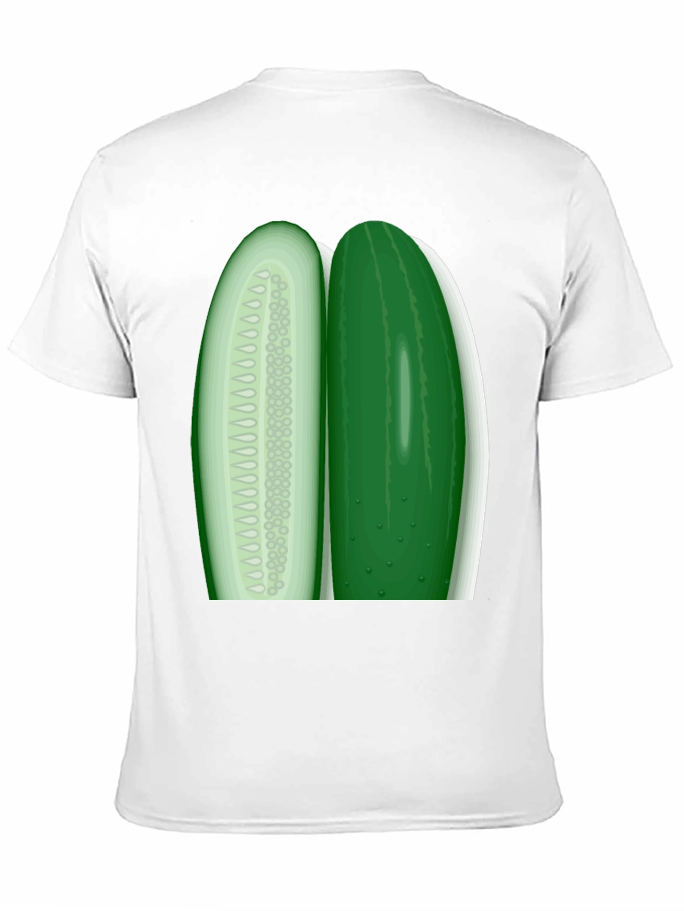Cucumber Slice Graphic Tee - Fresh & Funny!