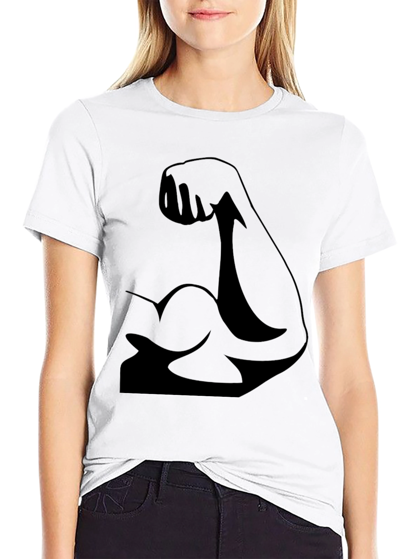 Muscle Flex Black T-Shirt