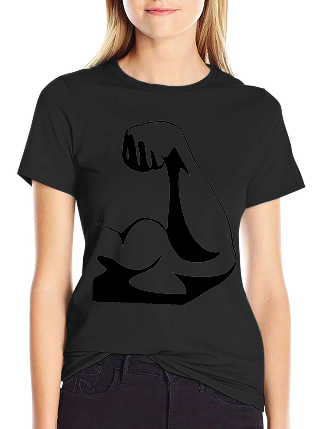 Muscle Flex Black T-Shirt