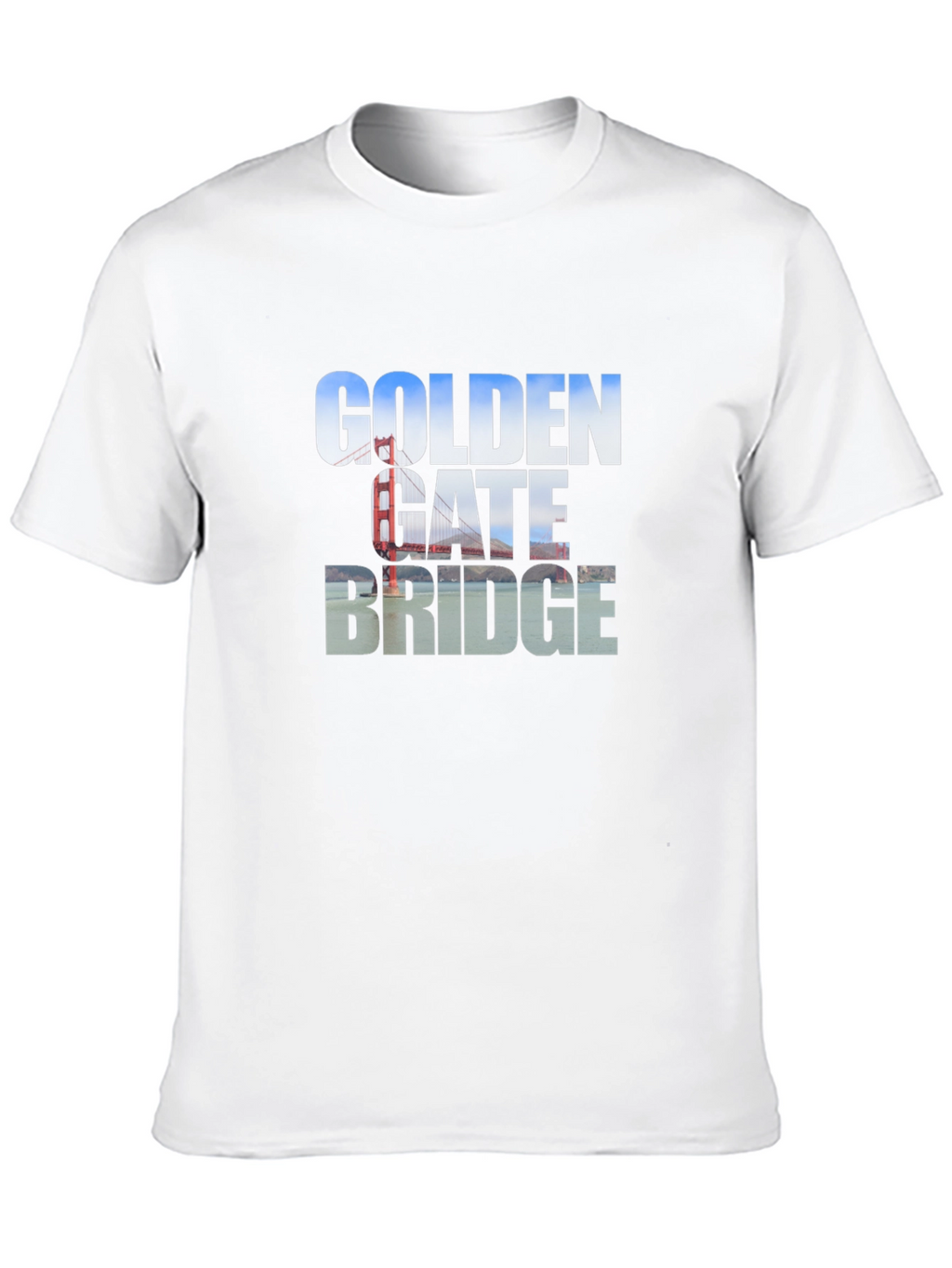 Golden Gate Bridge Black T-Shirt