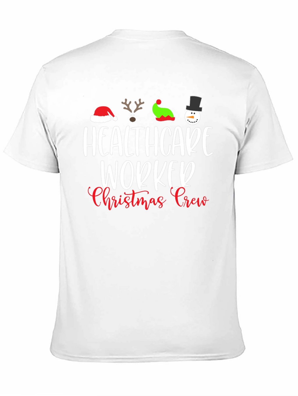 Healthcare Worker Christmas Crew T-Shirt