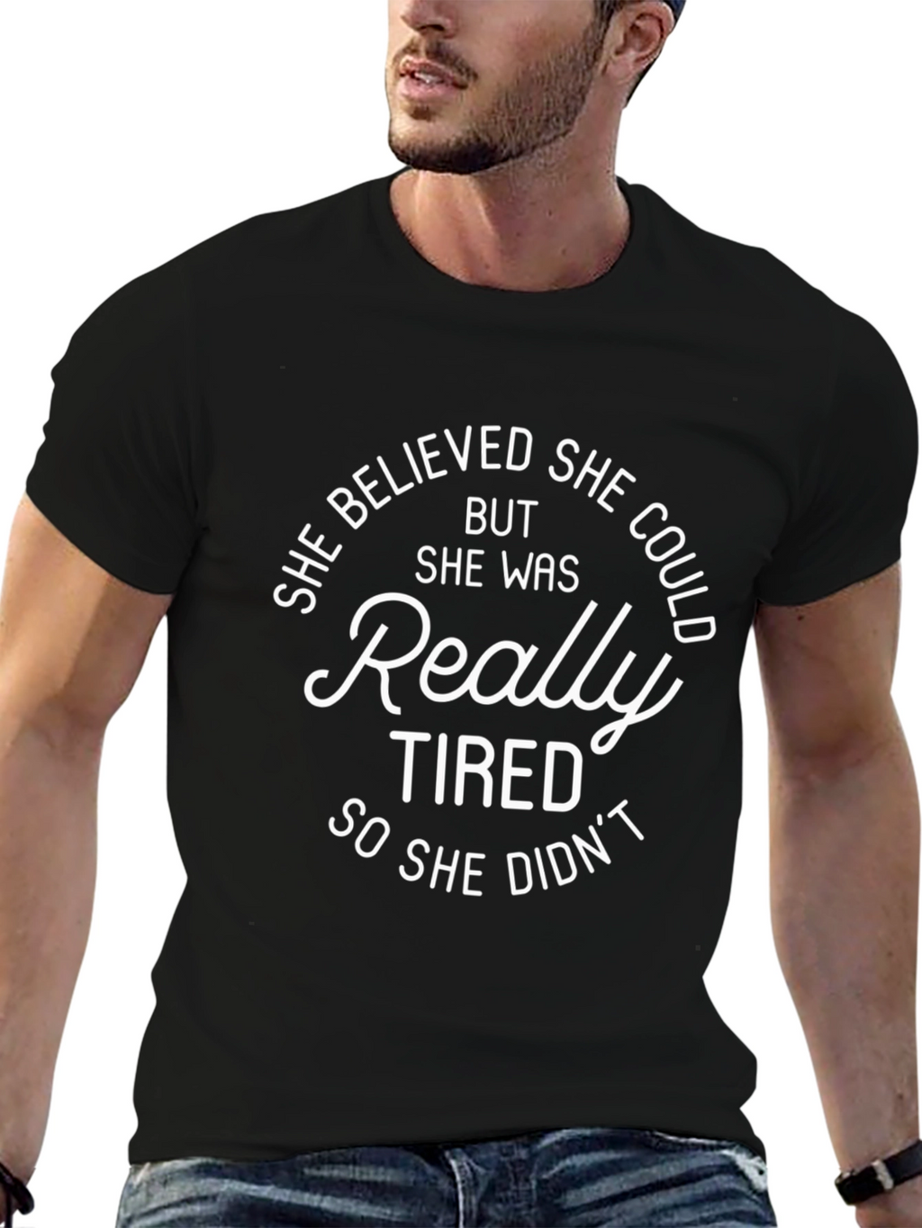 She Believed She Could Graphic Tee