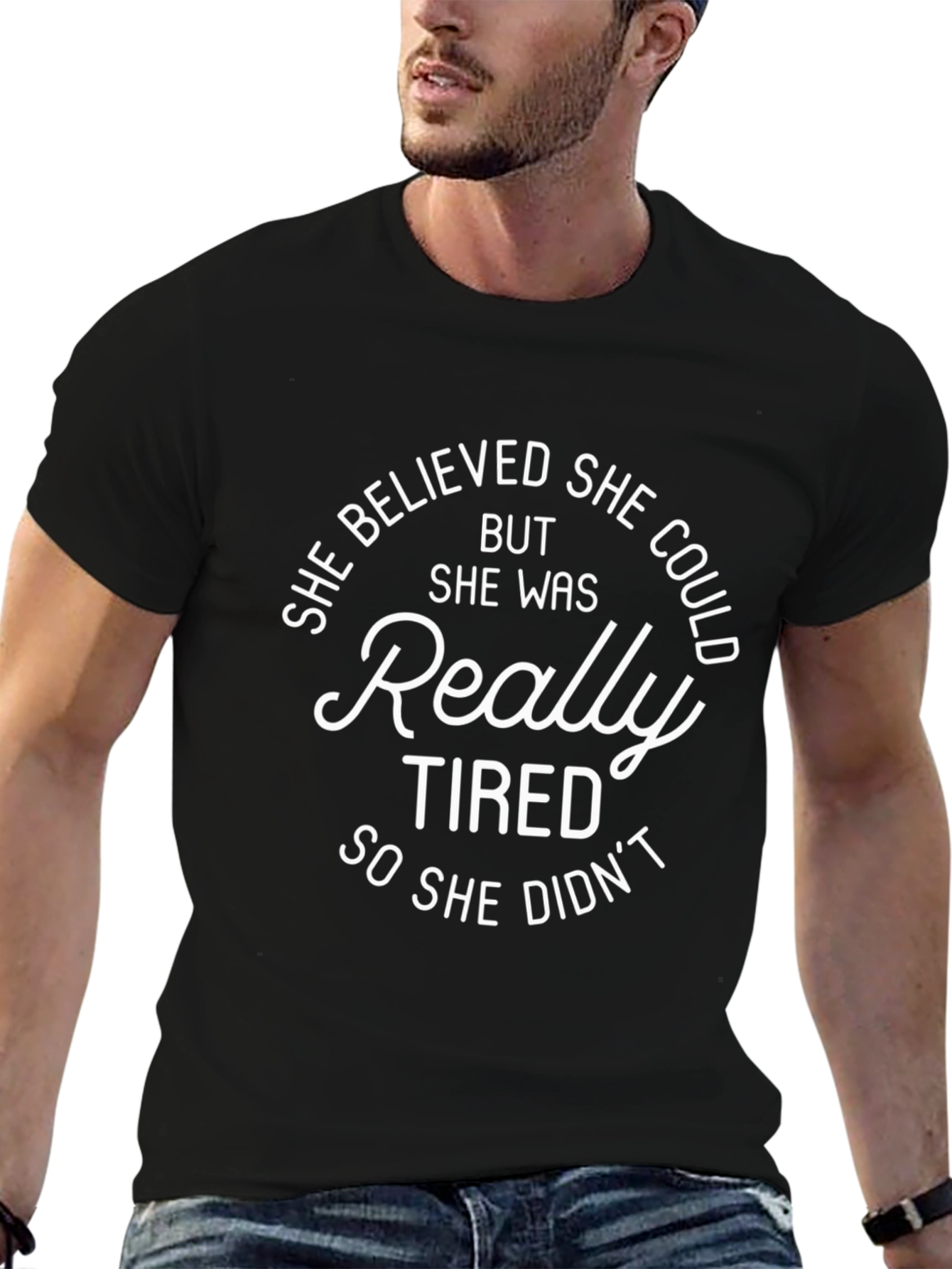 She Believed She Could Graphic Tee