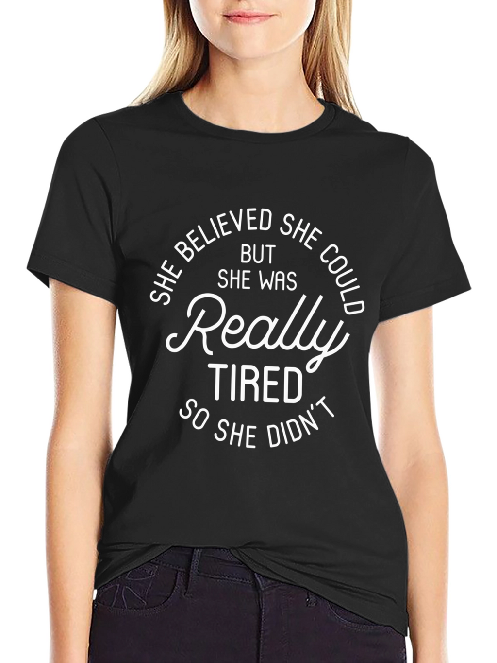 She Believed She Could Graphic Tee