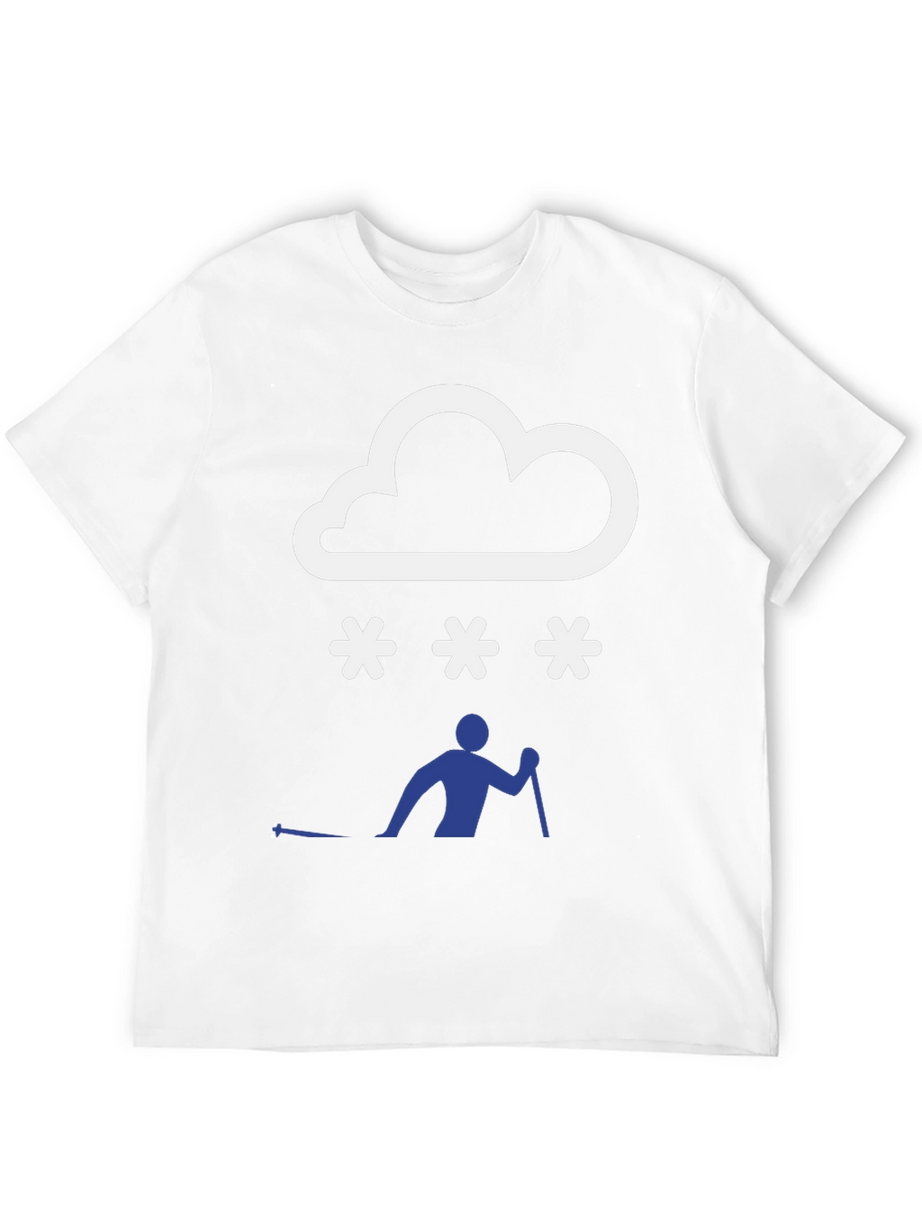 Snowy Ski T-Shirt - Weather & Winter Sports
