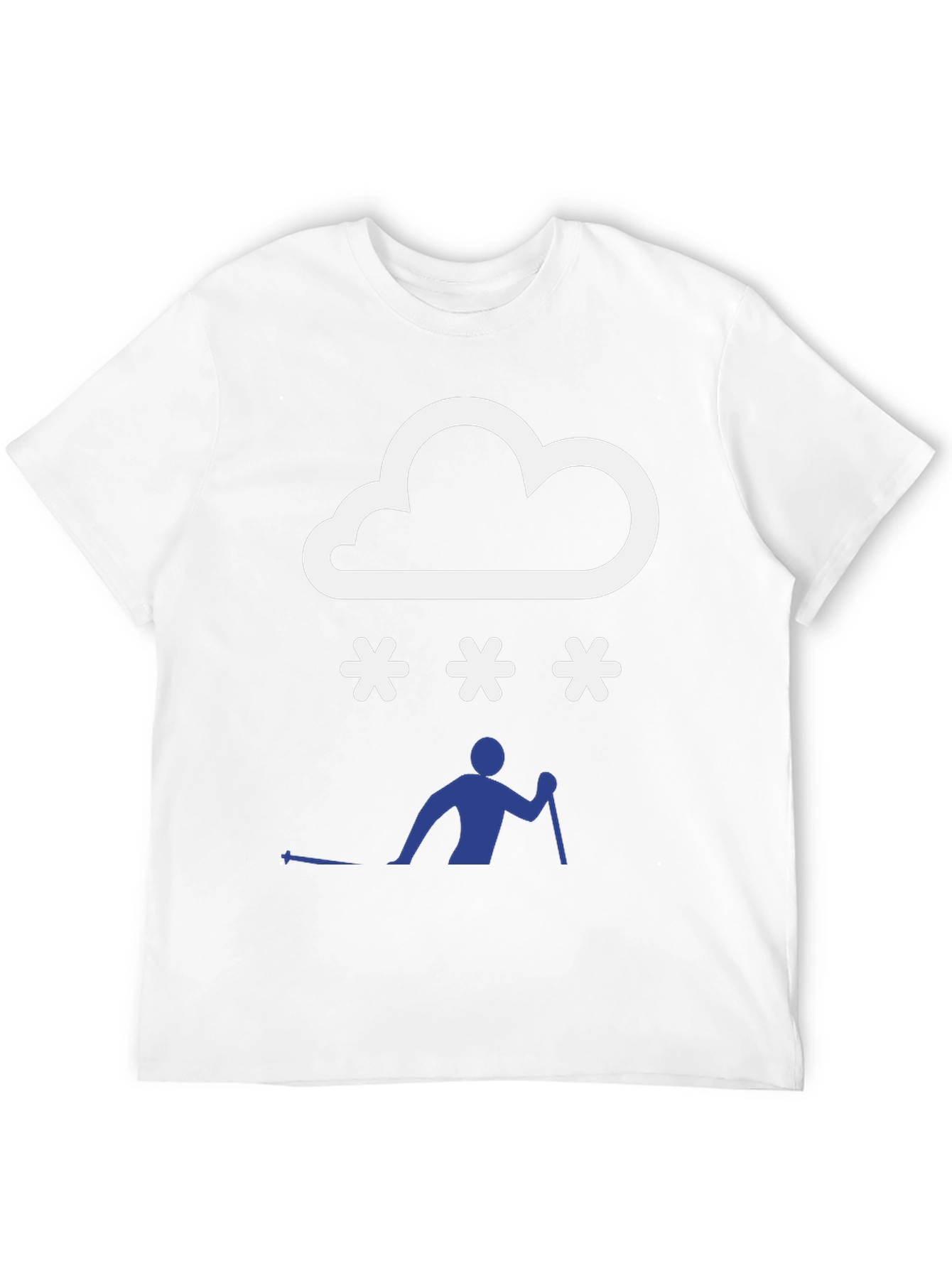 Snowy Ski T-Shirt - Weather & Winter Sports
