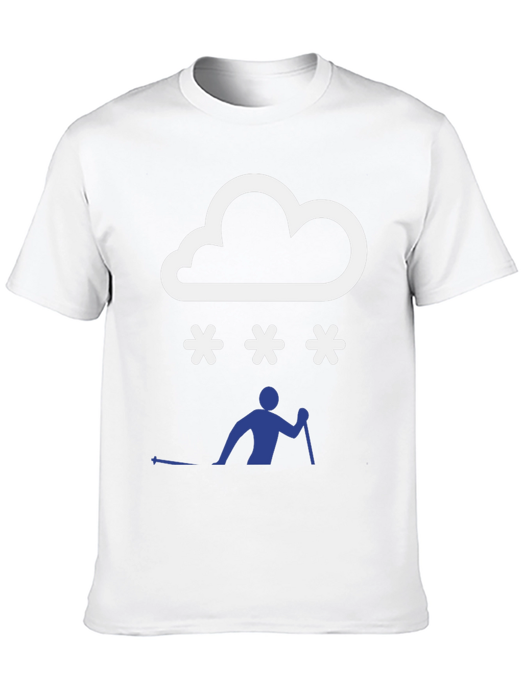 Snowy Ski T-Shirt - Weather & Winter Sports