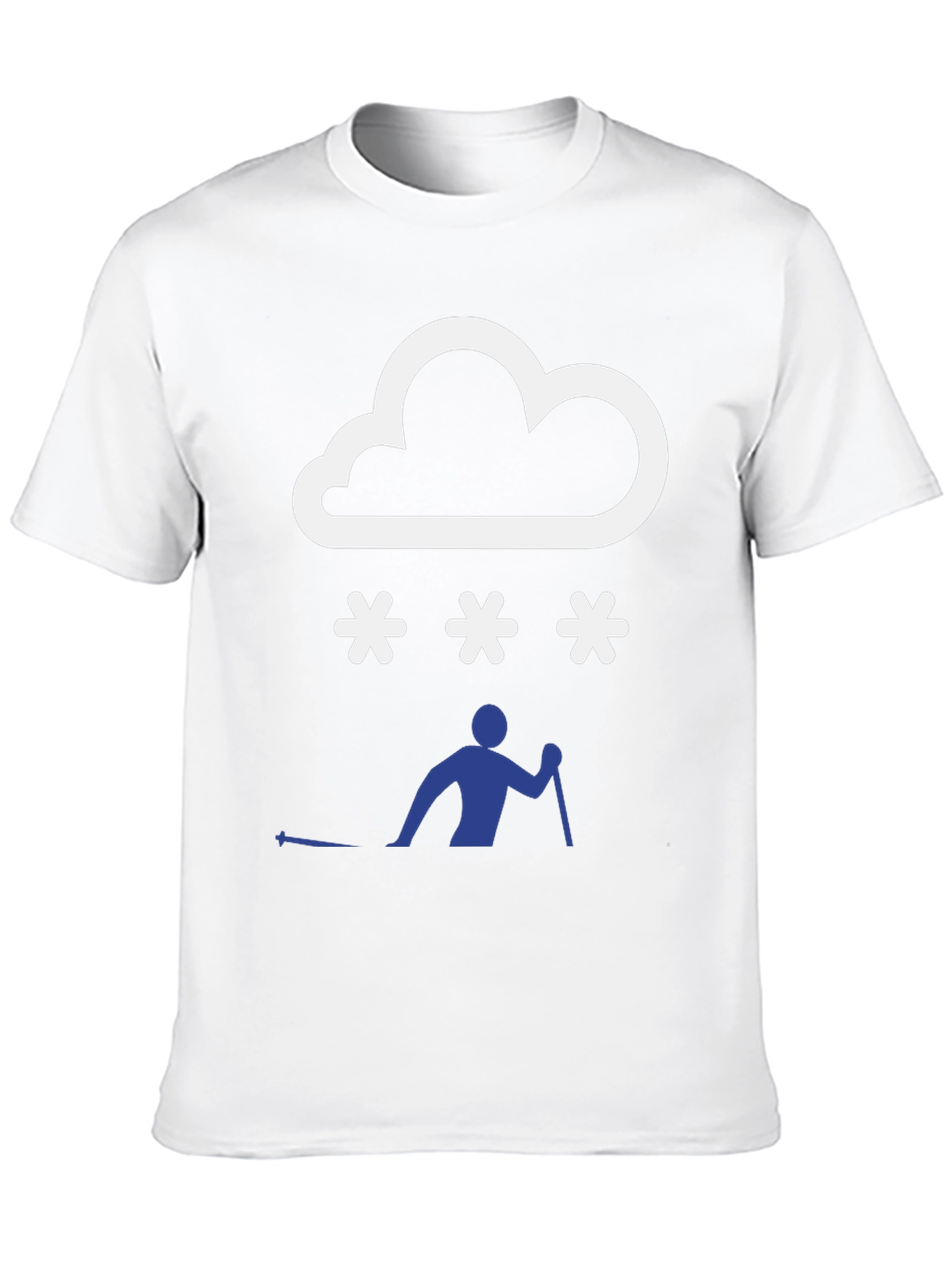 Snowy Ski T-Shirt - Weather & Winter Sports