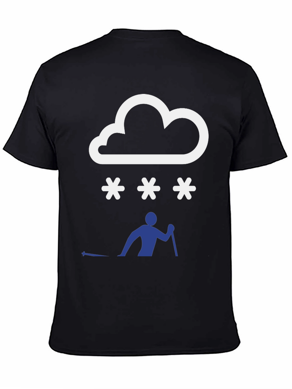Snowy Ski T-Shirt - Weather & Winter Sports