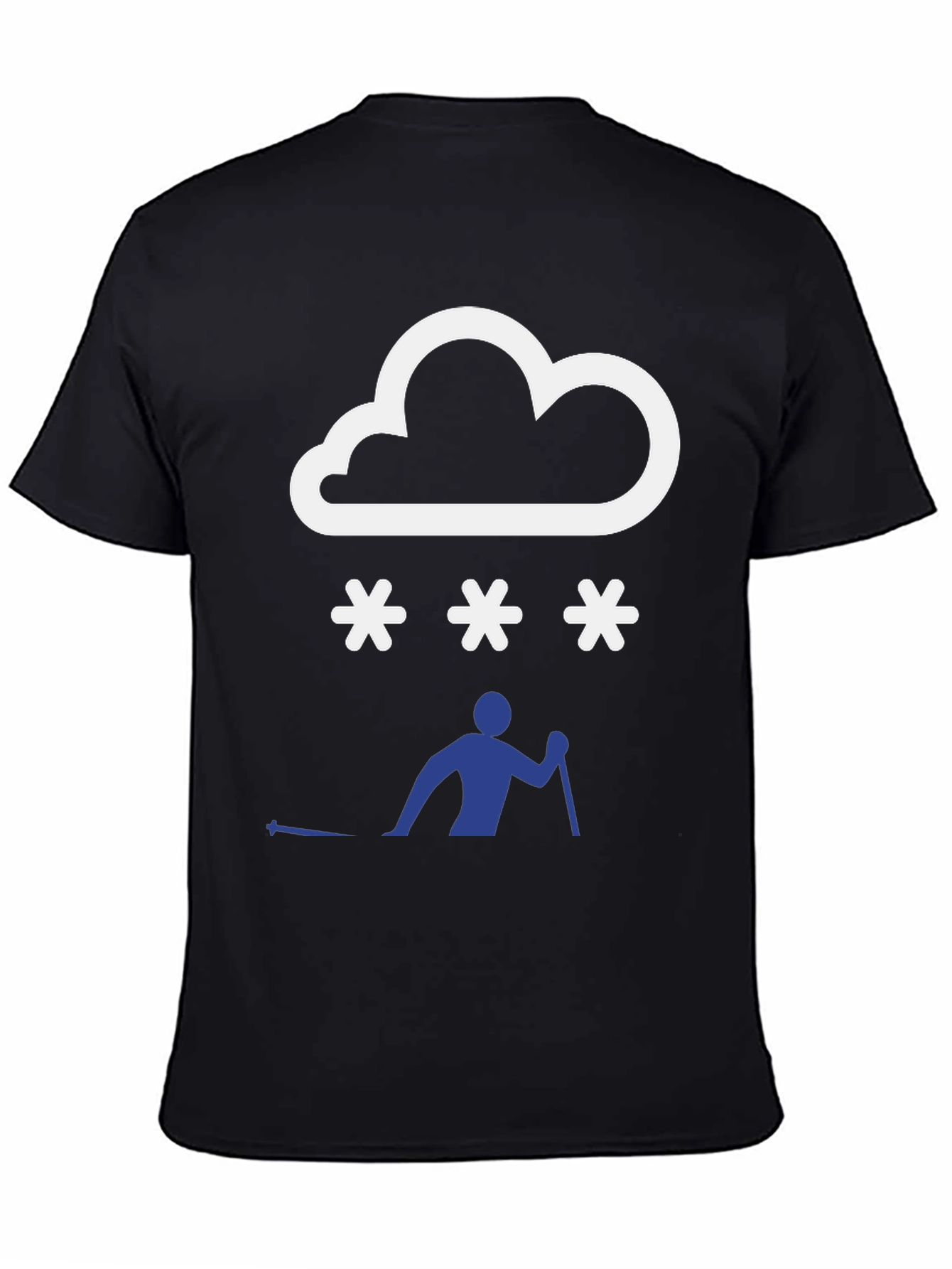 Snowy Ski T-Shirt - Weather & Winter Sports
