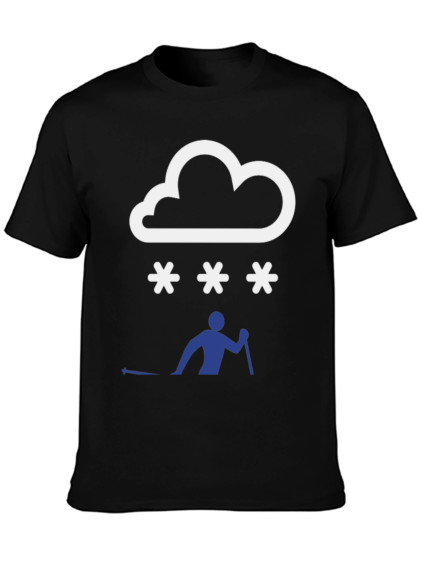 Snowy Ski T-Shirt - Weather & Winter Sports
