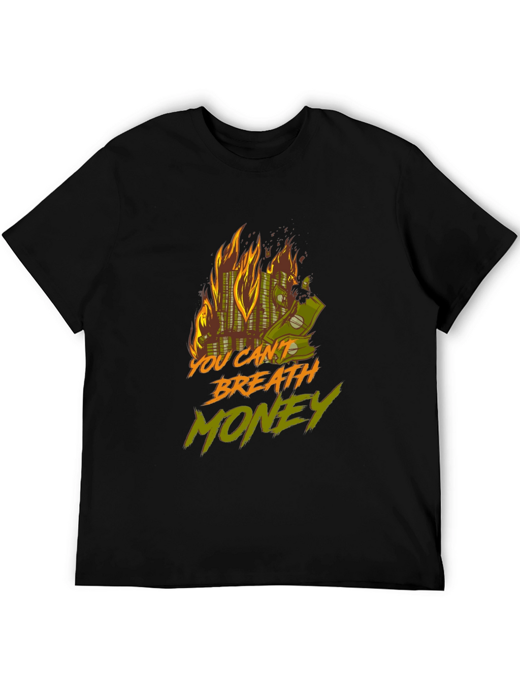 Burning Money Graphic Tee