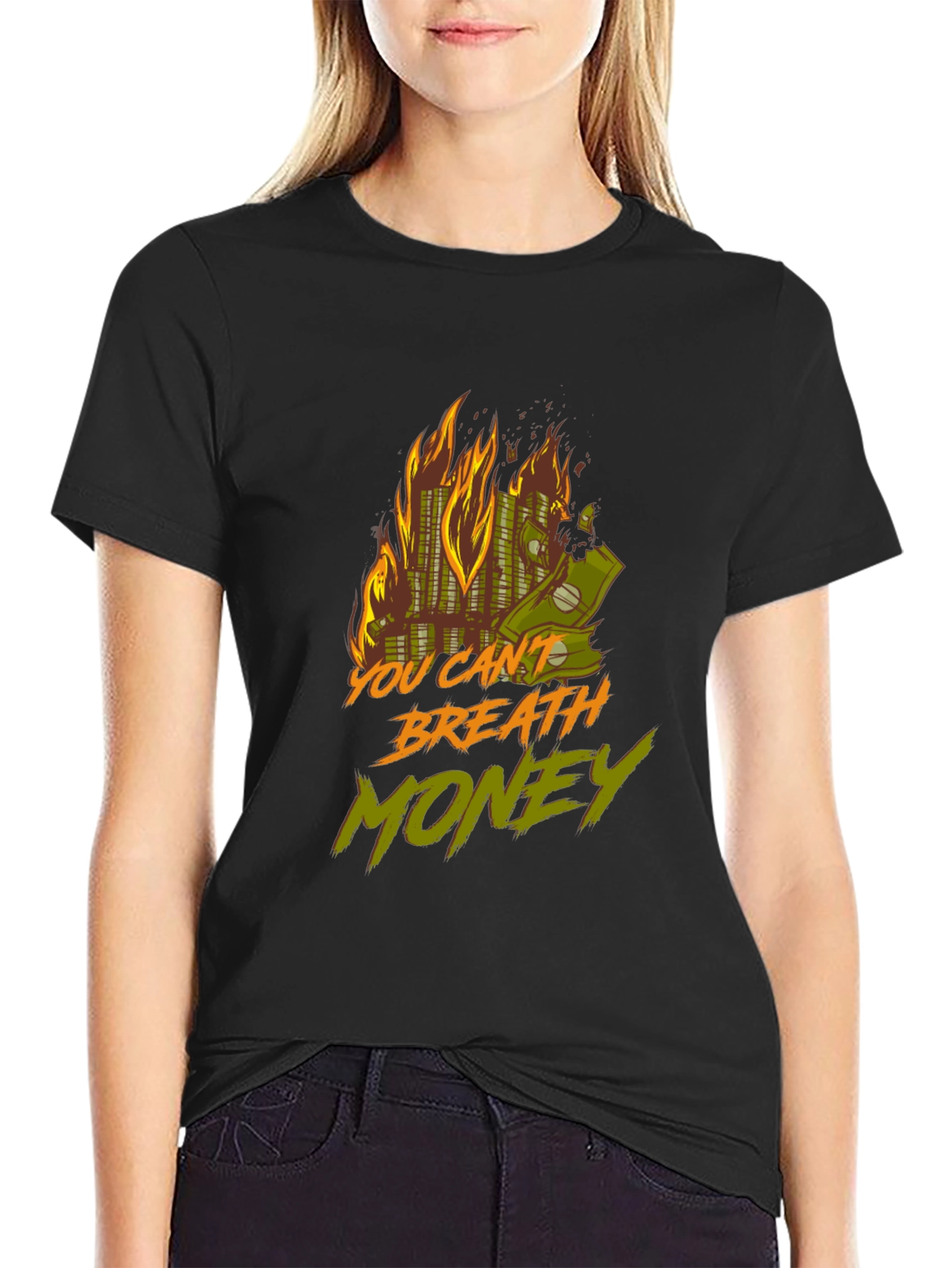 Burning Money Graphic Tee