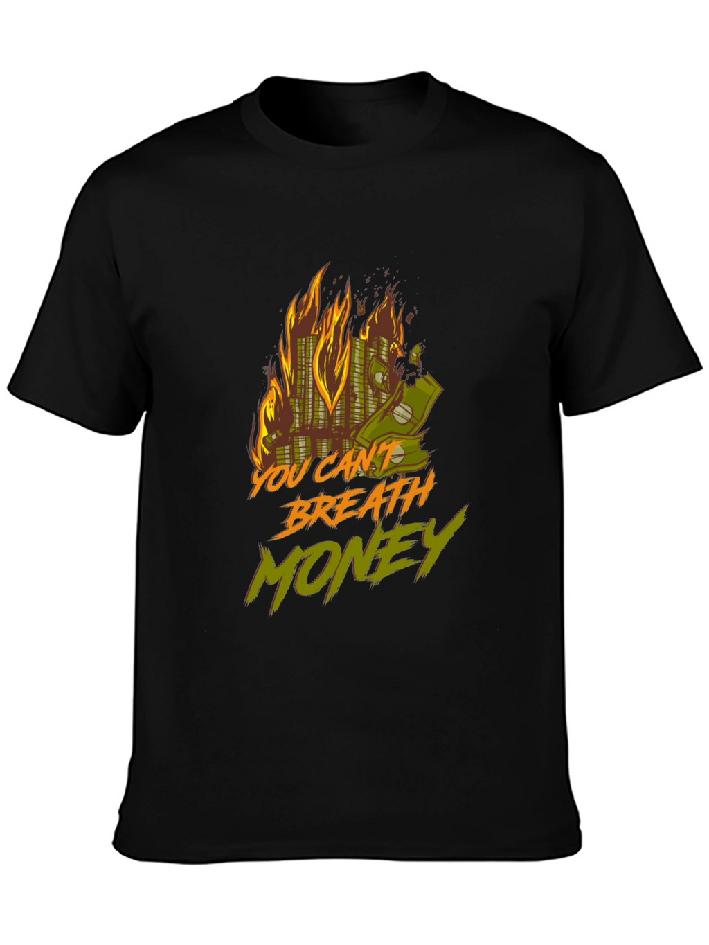 Burning Money Graphic Tee