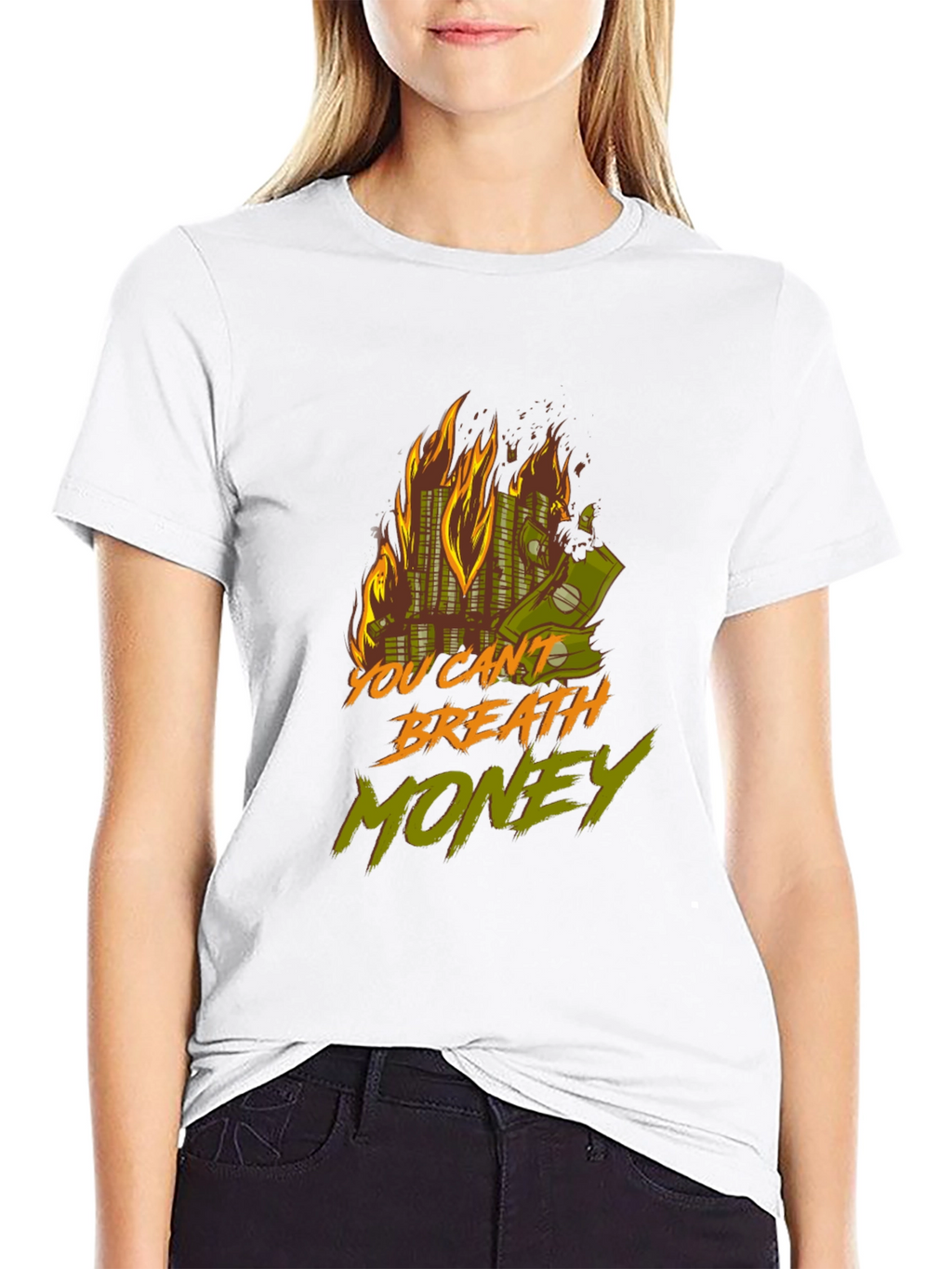 Burning Money Graphic Tee