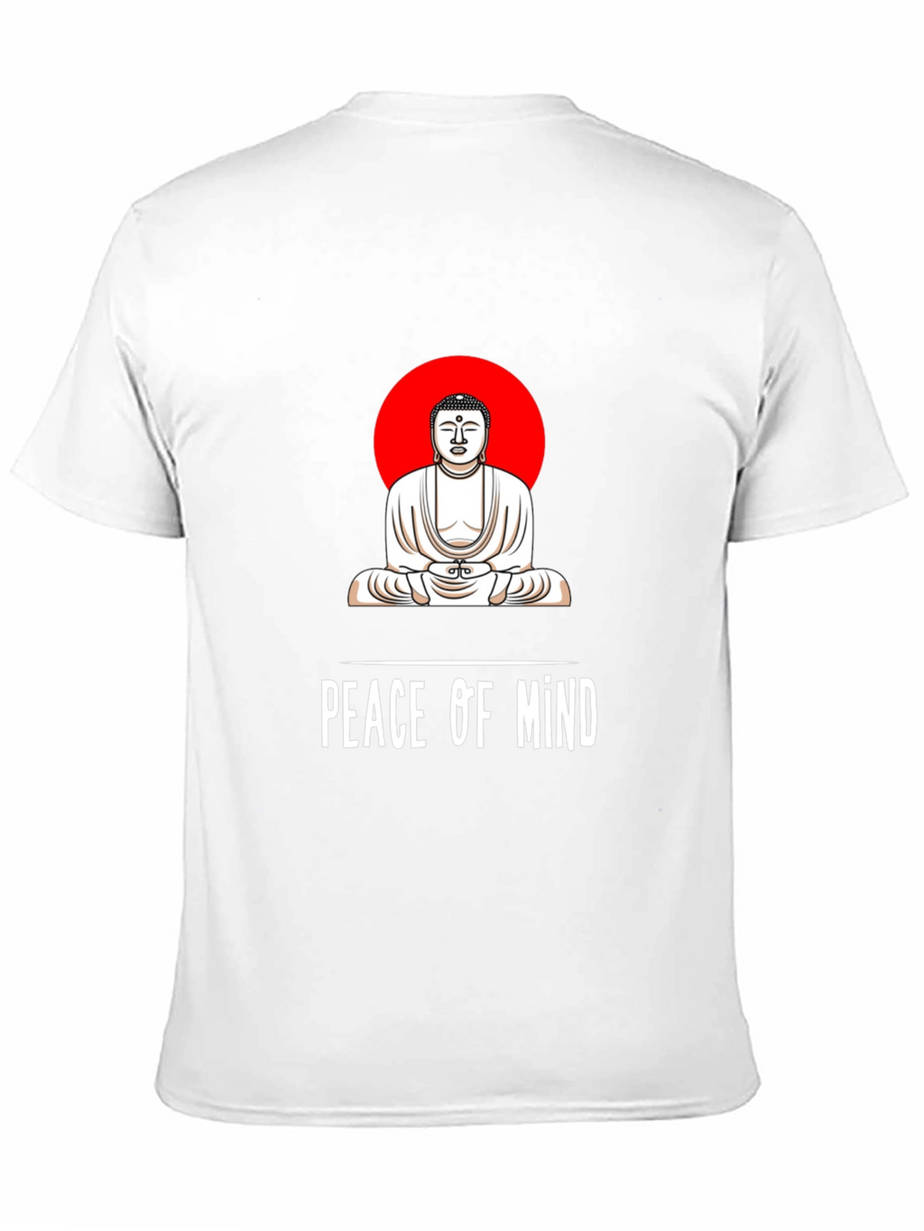 Peace of Mind Buddha Graphic Tee - Black