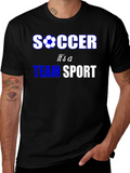 Soccer Team Sport T-Shirt Graphic Tee