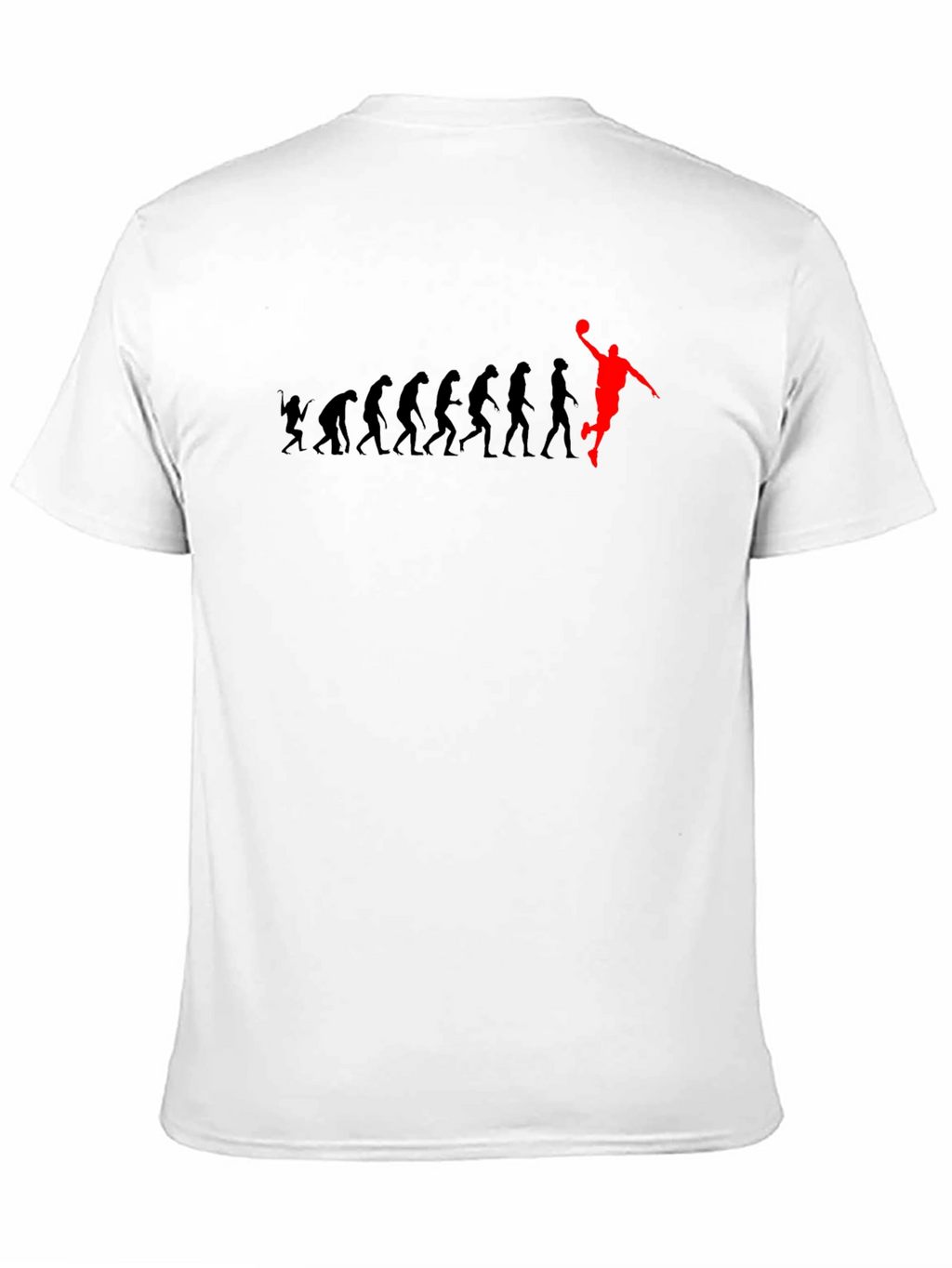 Evolution of Man Basketball Graphic T-Shirt