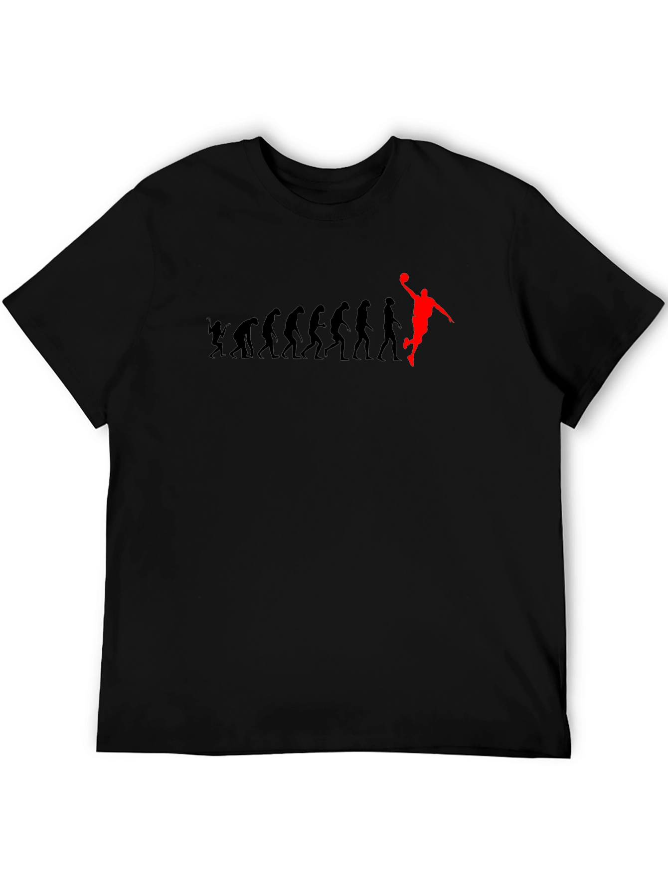 Evolution of Man Basketball Graphic T-Shirt