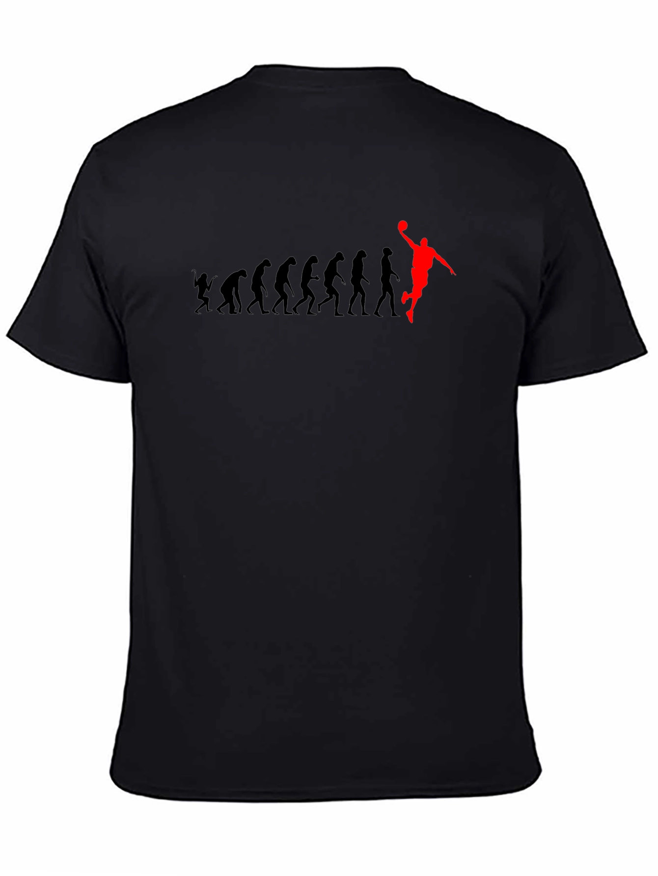 Evolution of Man Basketball Graphic T-Shirt