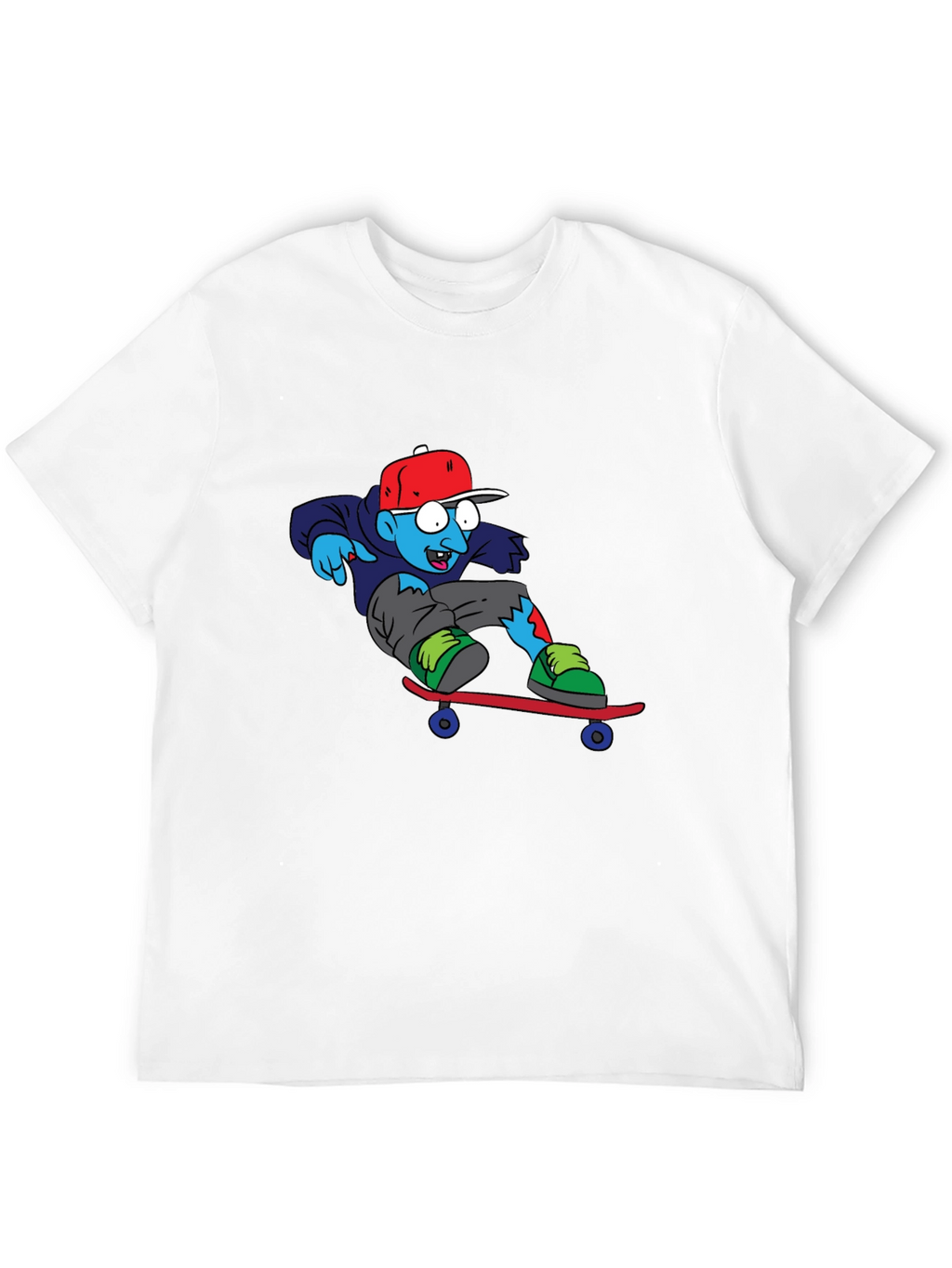 Zombie Skateboarder Graphic Tee