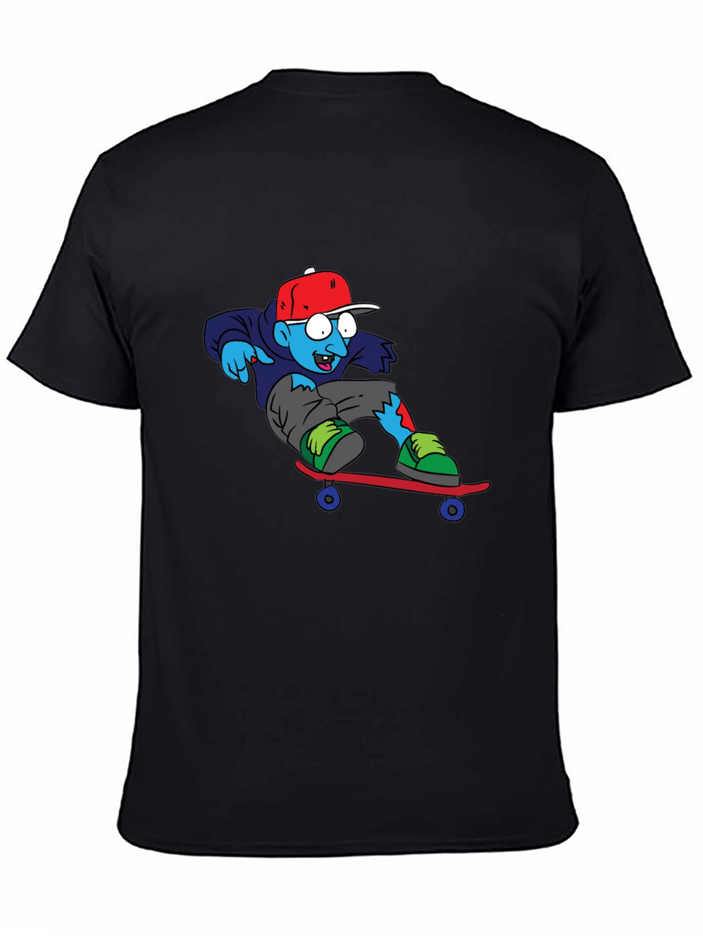 Zombie Skateboarder Graphic Tee