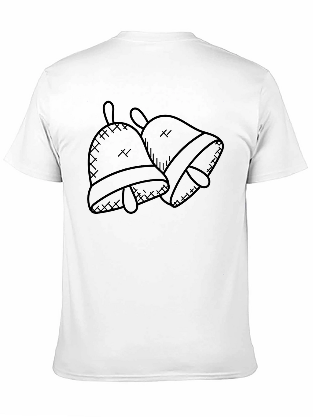 Cartoon Bells Black T-Shirt