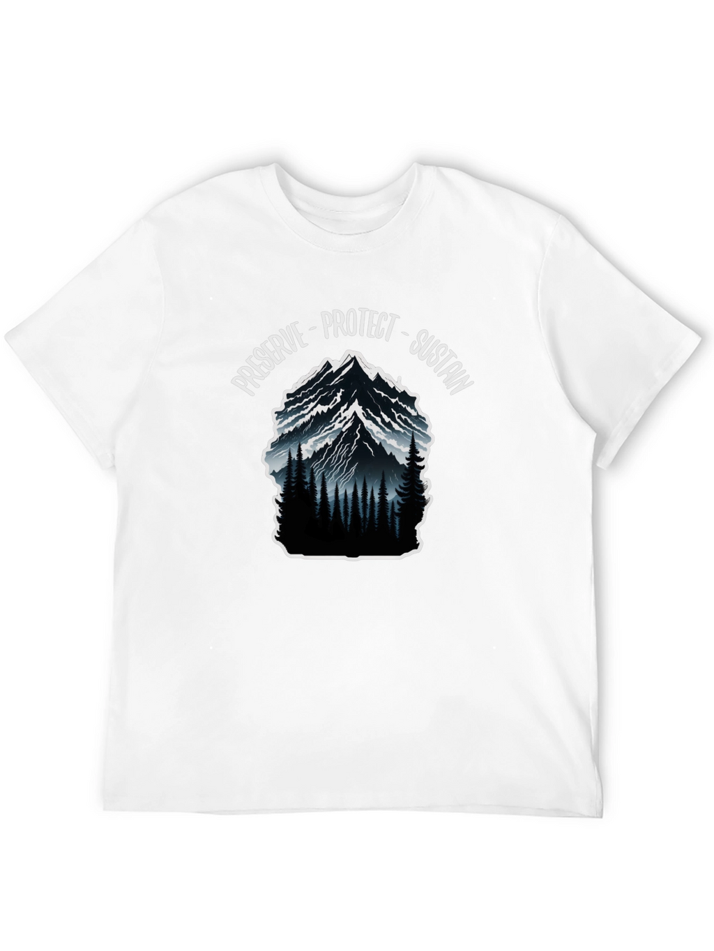 Preserve Protect Sustain Mountain Graphic Tee