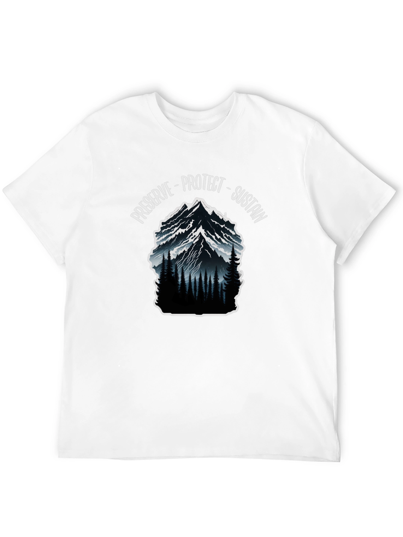 Preserve Protect Sustain Mountain Graphic Tee