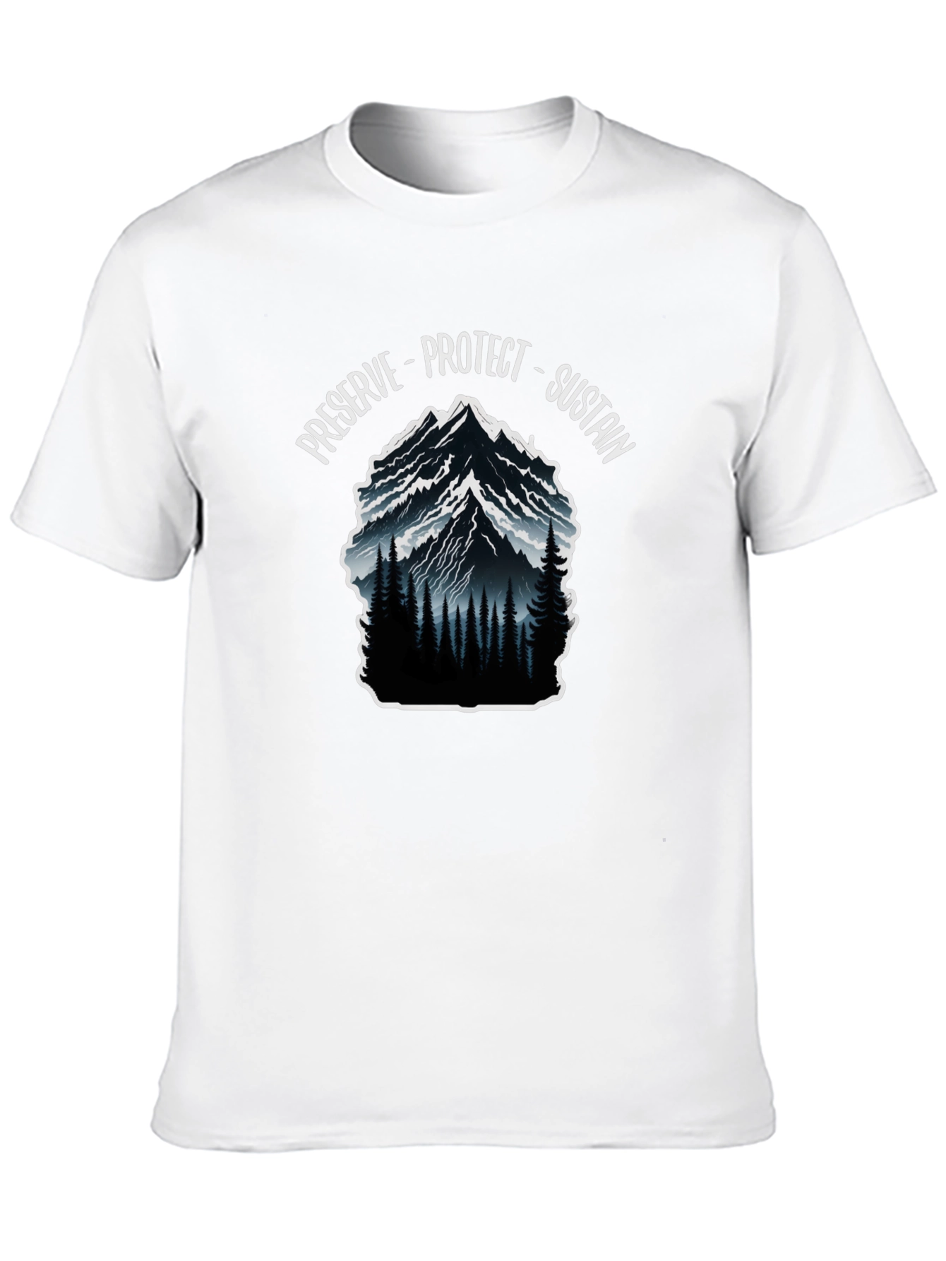 Preserve Protect Sustain Mountain Graphic Tee
